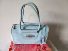 Vintage Kickers Baby Blue Spell Out Sports Bowling Style Handbag Small Y2k