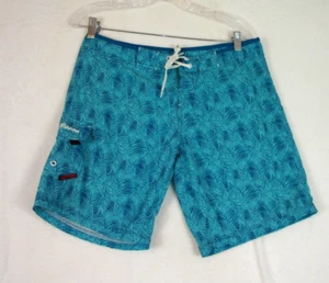 Maui Rippers Men's Swim Board Shorts Tropical Beach Size 6 Pockets Waist 32" - Picture 1 of 6