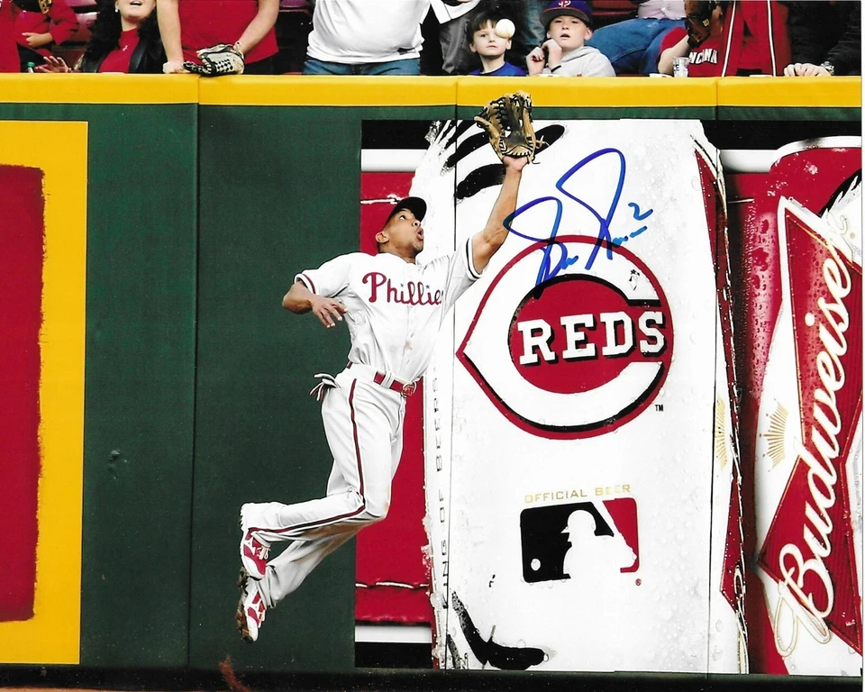 Foto de béisbol 8x10 firmada por Ben revere autografiada por los Filis de Filadelfia certificado de autenticidad Foto 1 de 1