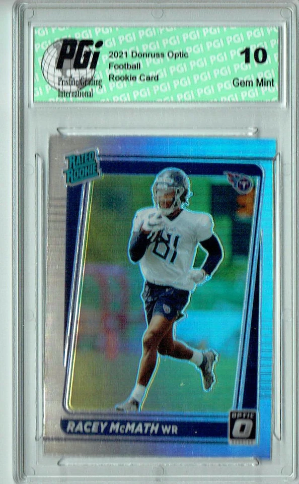 Racey McMath 2021 Donruss #P-316 Optic Preview Holo Rookie Card PGI 10 - Image 1 of 1