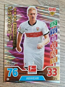 Topps Match Attax 17/18 -  373 - Timo Baumgartl. VfB Stuttgart. Bundesliga - Bild 1 von 1