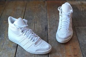 Adidas Top Ten Hi Sleek Series White Sneakers Trainers UK Size 7