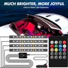 LEDGlow 4pc Pink LED Interior Underdash Lighting Kit