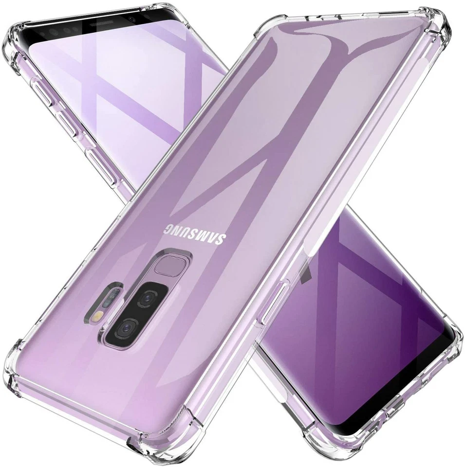 STORM BUY Clear Case For Samsung Galaxy S9 / Galaxy S9 + Plus Shockproof Clear Hard Cover