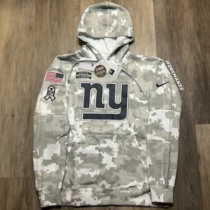 Auténtica sudadera con capucha Nike New York Giants 2024 Salute to Service suéter lateral - Imagen 1 de 9