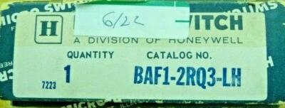 HONEYWELL MICRO SWITCH BAF1-2RQ3-LH LIMIT SWITCH Foto 1 de 2
