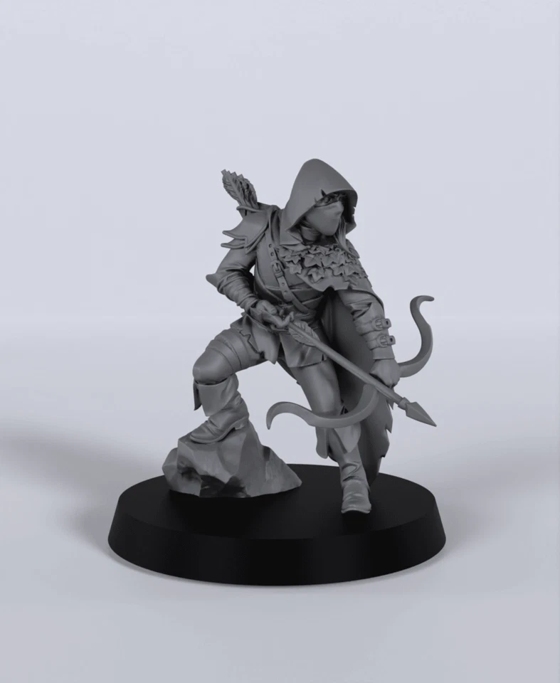 Elf Ranger Archer Titan Forge Miniatura Mazmorras y Dragones Mini DnD 28 mm Foto 1 de 1