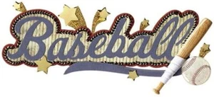 Jolee's Boutique "Baseball" Title Dimensional Sticker - Picture 1 of 1