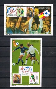 Bolivien 1982 Block 128/29 Fussball WM postfrisch - Picture 1 of 1