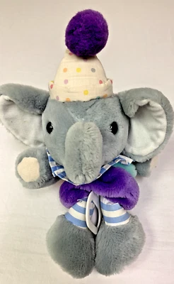 Kids II Stuffed Musical Crib Pull Toy Circus Elephant You Are My Sunshine VTG - Image 1 of 4