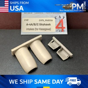 CAT4 R48036 A-4A/B/C Skyhawk intakes (for Hasegawa model kit) 1/48 - Picture 1 of 12