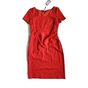 Diane Von Furstenberg NWT Bevina Hot Coral Dress Size 14 - Bild 1 von 6