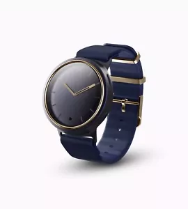 Misfit Unisex Aluminum Steel Case Blue Silicone Strap Watch MIS5006 - Picture 1 of 3