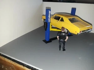 1:24 1:25 Scale Adjustable 2 Post Model Car Lift For Work Shop Garage Dioramas - Picture 1 of 5