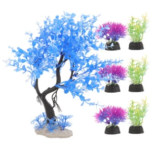 7 Pcs Simulation Wasser Pflanzen Kombination Aquarienfilter Anlage - Bild 1 von 18