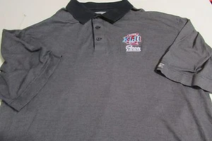 Mens XXL Dry Tec Short Sleeve Polo Superbowl XLII Patriots Shirt Cutter & Buck - Picture 1 of 3