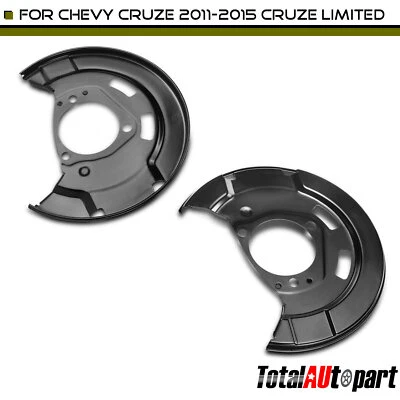 Protector antipolvo de freno 2 piezas para Chevrolet Cruze 2011-2015 Cruze Limited parte delantera Foto 1 de 4