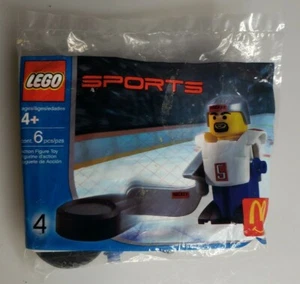 Figura de acción LEGO Sports ""Hockey"" juguete 2004 McDonalds Happy Meal #5 nuevo en paquete - Imagen 1 de 2