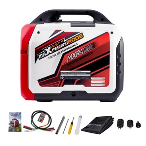 Gas Powered 4000 Watt Portable Inverter Generator Super Quiet 58 dB Home Backup - Picture 1 of 12