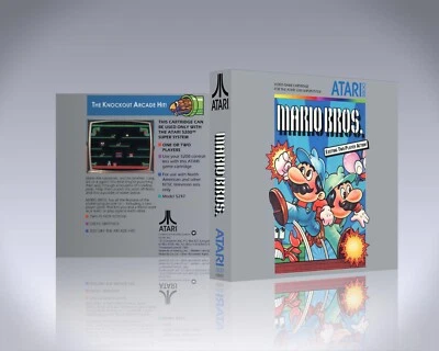Atari 5200 Case - NO GAME - Mario Bros. - Image 1 of 3