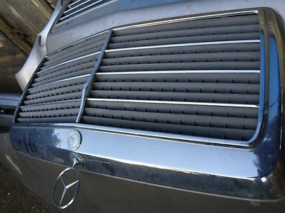 Mercedes-Benz W124 300E 280E 1986-1993 E300 240E 260E cromo capó parrilla parrilla Foto 1 de 2