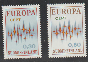 Finland Scott 512 - 513  MNH F-VF Europa Issue 1972