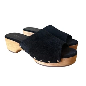 Rag & Bone Mara Clog Slide Slip On Clog Block Heel Size 40 / US 9.5 - Picture 1 of 7
