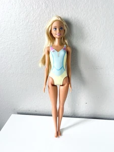 Costume da bagno Barbie Mattel 2013/2019 modellato giallo/blu/rosa - Foto 1 di 2