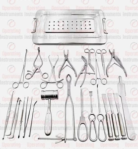 Basic Orthopedic Surgery Set of 25 PCS of Surgical Instruments With Box - Picture 1 of 4