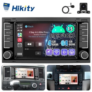 Radio de coche 4+64 GB CarPlay Android 15 para VW Touareg 7L, T5 Multivan Transporter - Imagen 1 de 15