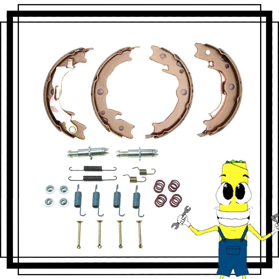 Kit de herrajes de zapata de freno de emergencia de estacionamiento para Suzuki Forenza 2004-2008 Foto 1 de 1