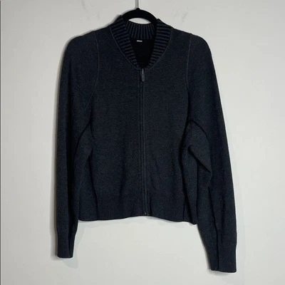 Suéter Lululemon Reversible Doble Punto Cremallera Lana Merino Talla L/XL Foto 1 de 4