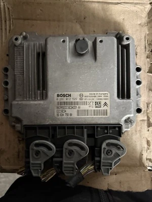 CENTRALINA MOTORE PEUGEOT 207 1.4  CITROEN C3 8HZ 0281012529 EDC16C34 9663475880 - Immagine 1 di 2