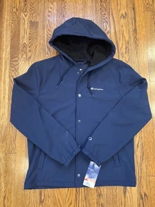 Champion Coaches Hood Jacket Rain Coat Mens Size M New - Picture 1 of 8