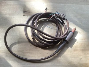 GPO 420 Jack Plug On Elephant Grey cable Terminals intact Continuity Tested No.3 - Photo 1/1