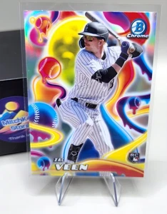 2025 Bowman Chrome ⚾ Zac Veen #MM-10😎 Melt Mashers Insert Colorado Rockies - Picture 1 of 2