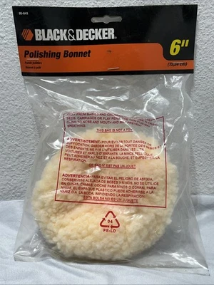 Black & Decker 6” capó pulido nuevo sellado modelo 95-041 Foto 1 de 4