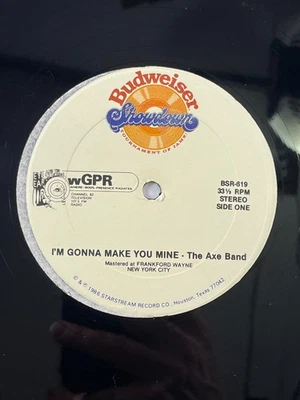 Budweiser Showdown 1986 - The Axe Band/Venum - Promo 12" Vinyl - Like New Foto 1 de 4