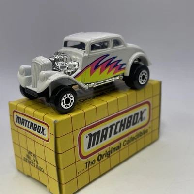 VINTAGE MATCHBOX 1982 313 WHITE HEAT STREET ROD CAR MB69 WILLYS STREET ROD - Image 1 of 4