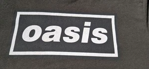 Amplified OASIS T Shirt Armpit-Armpit 22" Length 27" Band Liam Noel Gallagher - Picture 1 of 4