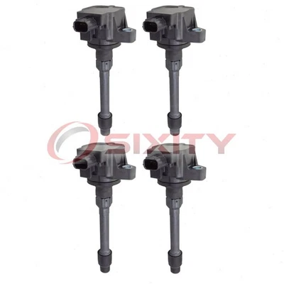 4 pc Hitachi Ignition Coils for 2017-2020 Honda CR-V 1.5L L4 Spark Plug Wire kx - Image 1 of 4
