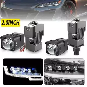 2.0" Headlight Bi LED Projector Hyperboloid Lens Hi/Low White Retrofit Universal - Picture 1 of 23