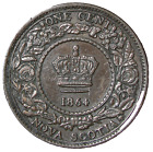 1864 cent de la Nouvelle-Écosse KM8 #19362z