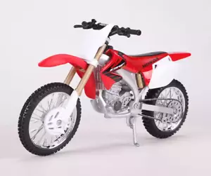 Modelo de bicicleta deportiva de carreras Maisto 1:12 rojo CRF 450R motocicleta de metal fundido a presión - Imagen 1 de 9