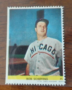 1949 EUREKA BRIEFMARKEN #71 BOB SCHEFFING NM-MT 0-1946 - Bild 1 von 2