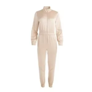 Alice + Olivia NWT Levi Front Zip Jumpsuit in Almond Size 0 MSRP $595 - Picture 1 of 9