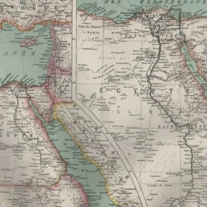 Nordostafrika - Ägypten Somalia - - Geographie Land alte Karte 1923 - Bild 1 von 4