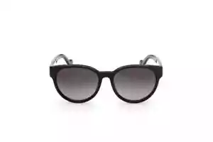 Moncler ML 0144 03B Black Round Classic Plastic Sunglasses Frame 56-17-140 - Picture 1 of 3
