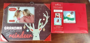 Hallmark Instant Christmas Scrapbook and Grandma got run over picture frame - Bild 1 von 12