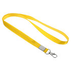 20Pcs 17&quot; Lanyards with Swivel Hook, 0.6&quot; Width, for Badges Holder, Yellow